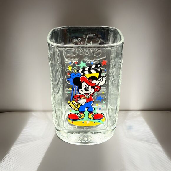 Vintage McDonald’s MCM Disney World 2000 “Millennium Celebration” Mickey Glass - Picture 1 of 7